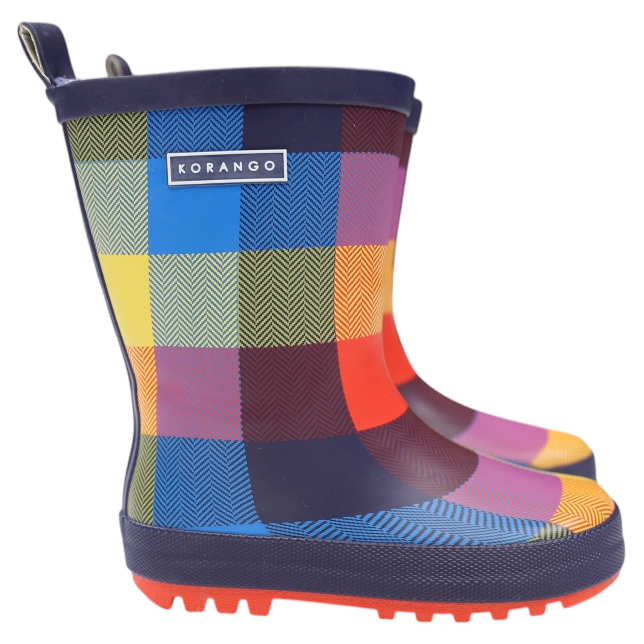 Korango Gumboots | Red Check
