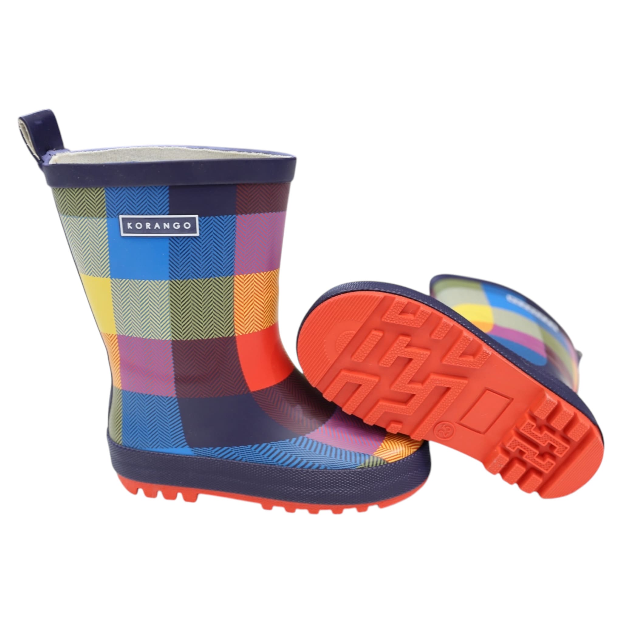 Korango Gumboots | Red Check