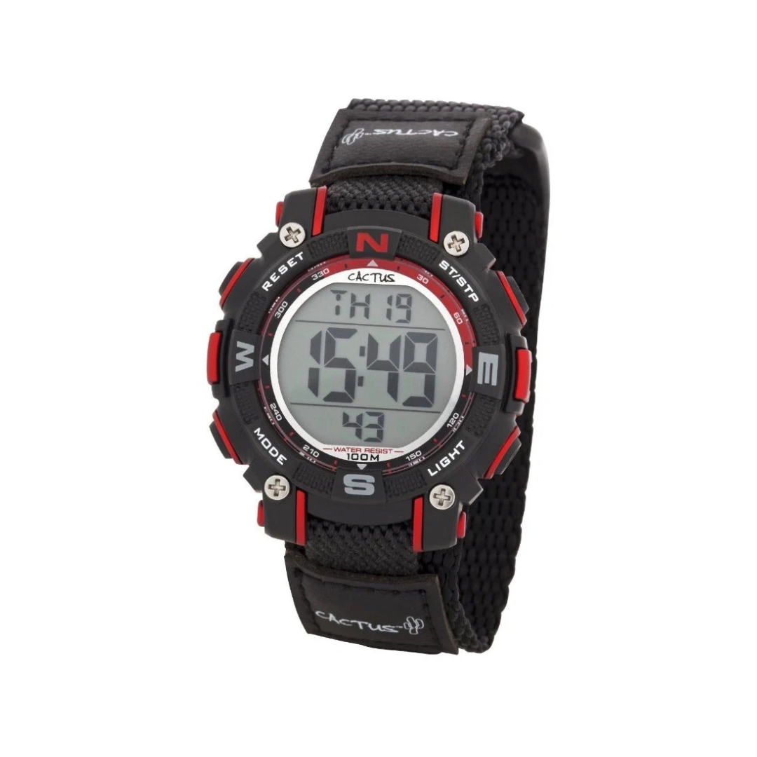 Cactus Watch | Robust Kids Digital Black/Red