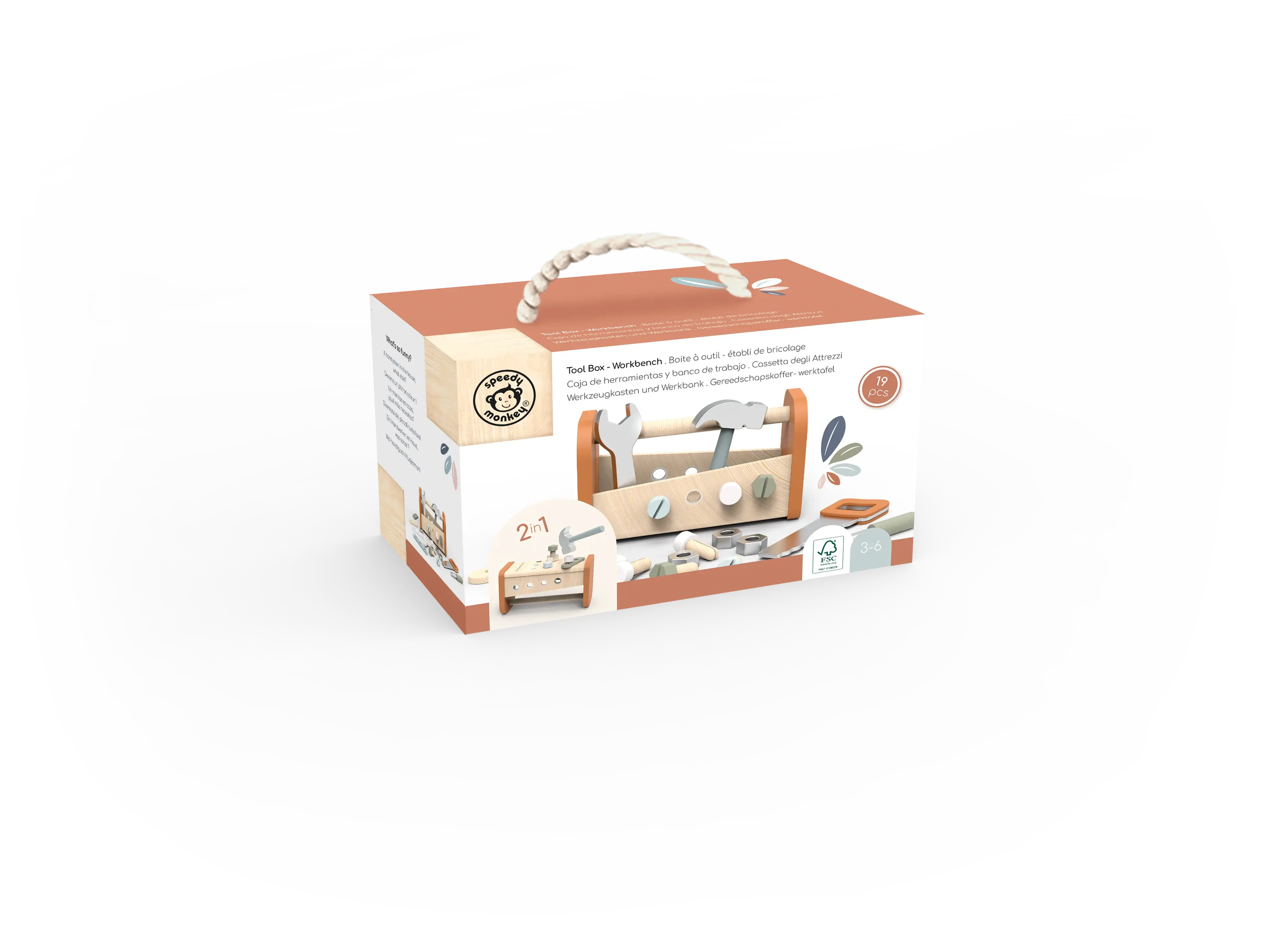 Speedy Monkey Tool Box - Workbench (2 in 1)