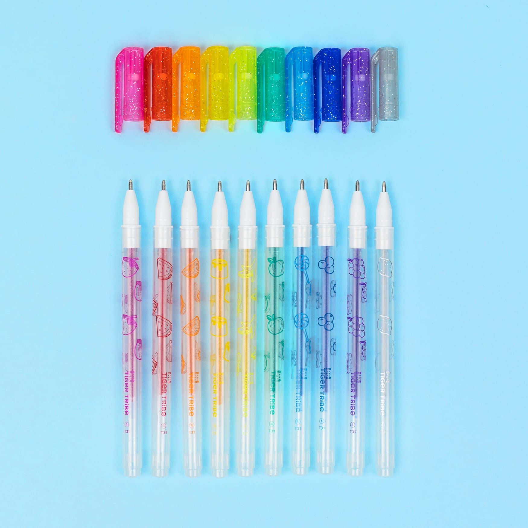 Tiger Tribe Shimmer Scented Gel Pens