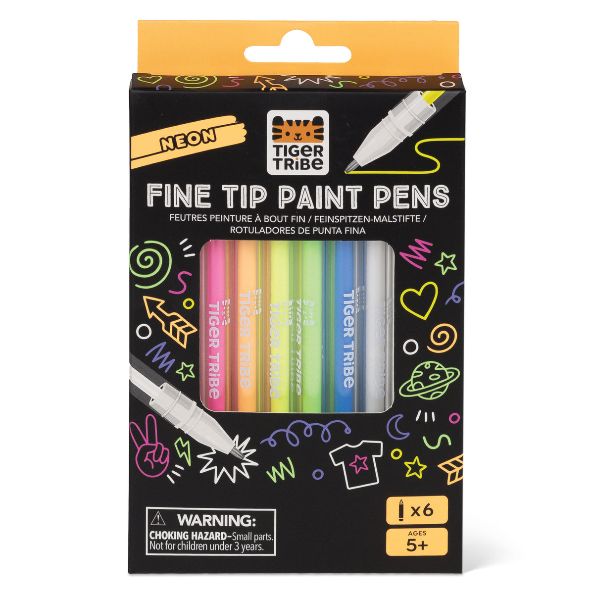 Tiger Tribe | Neon Fine Tip Paint Pens