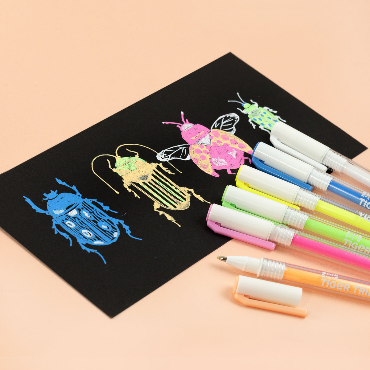 Tiger Tribe | Neon Fine Tip Paint Pens