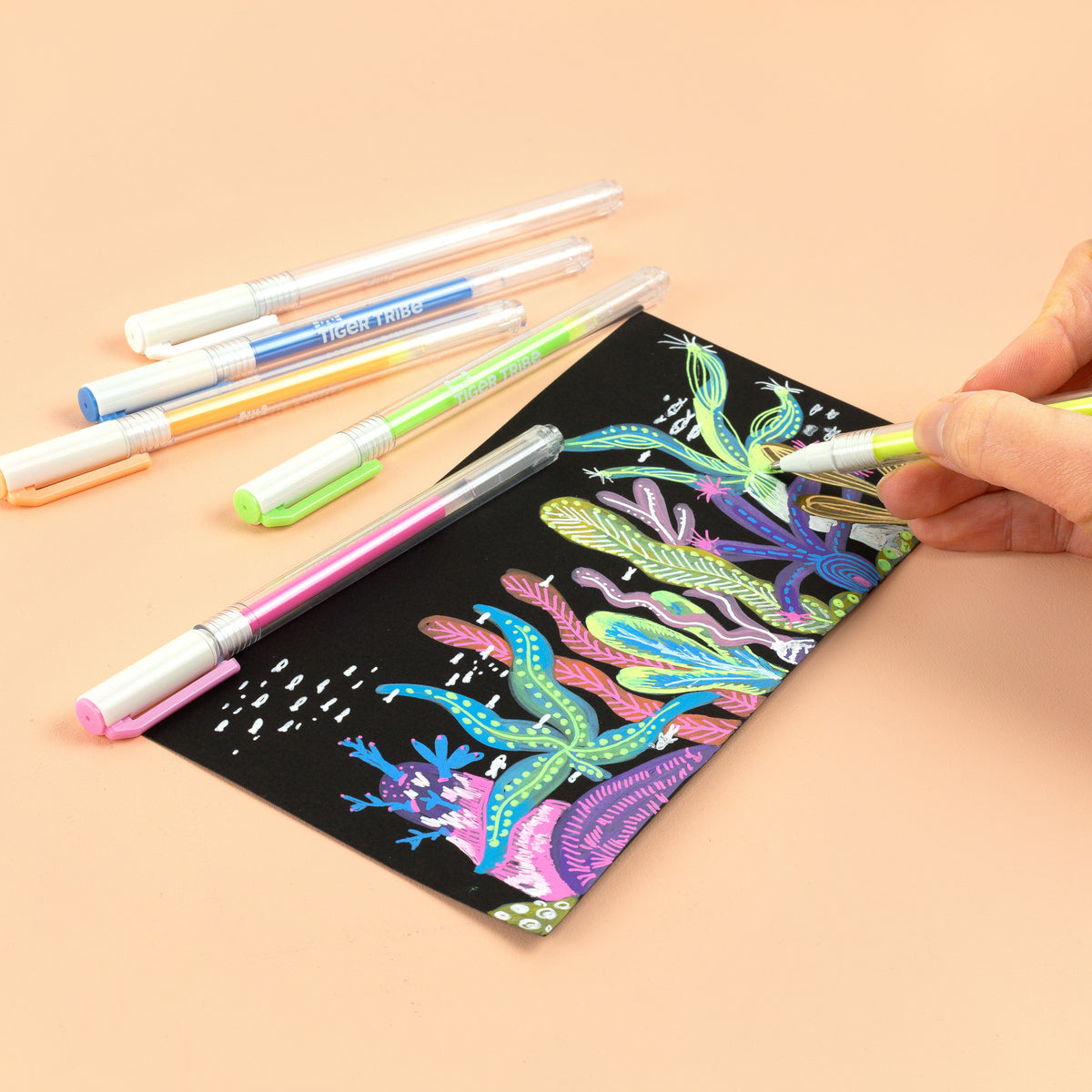 Tiger Tribe | Neon Fine Tip Paint Pens
