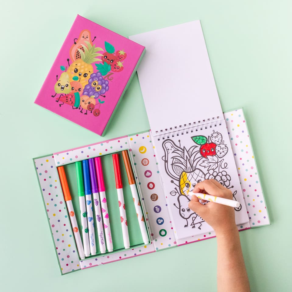 Tiger Tribe Scented Colouring Set Fruity Cutie