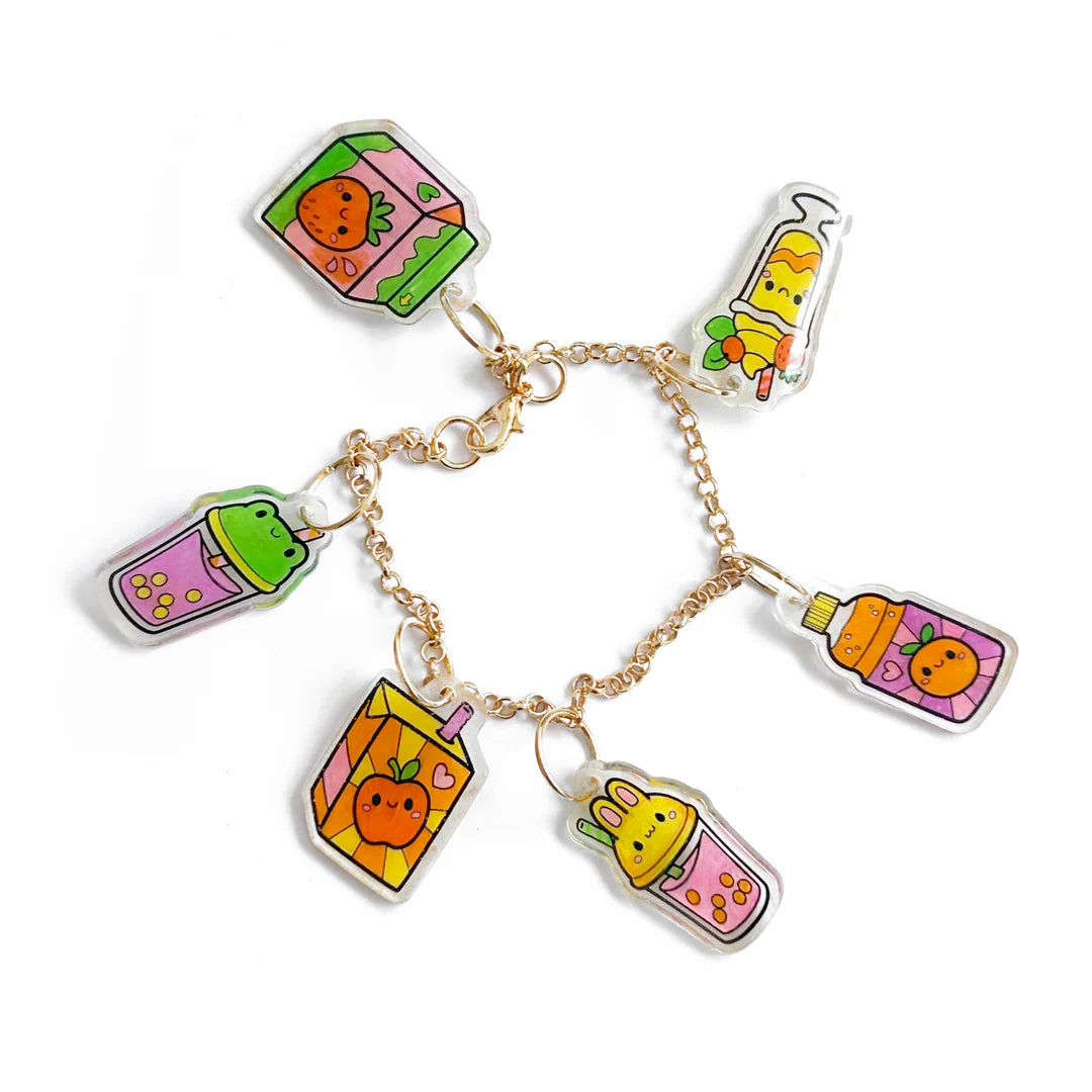 Tiger Tribe | Shrinkorama Charm Bracelet | Kawaii Drinks
