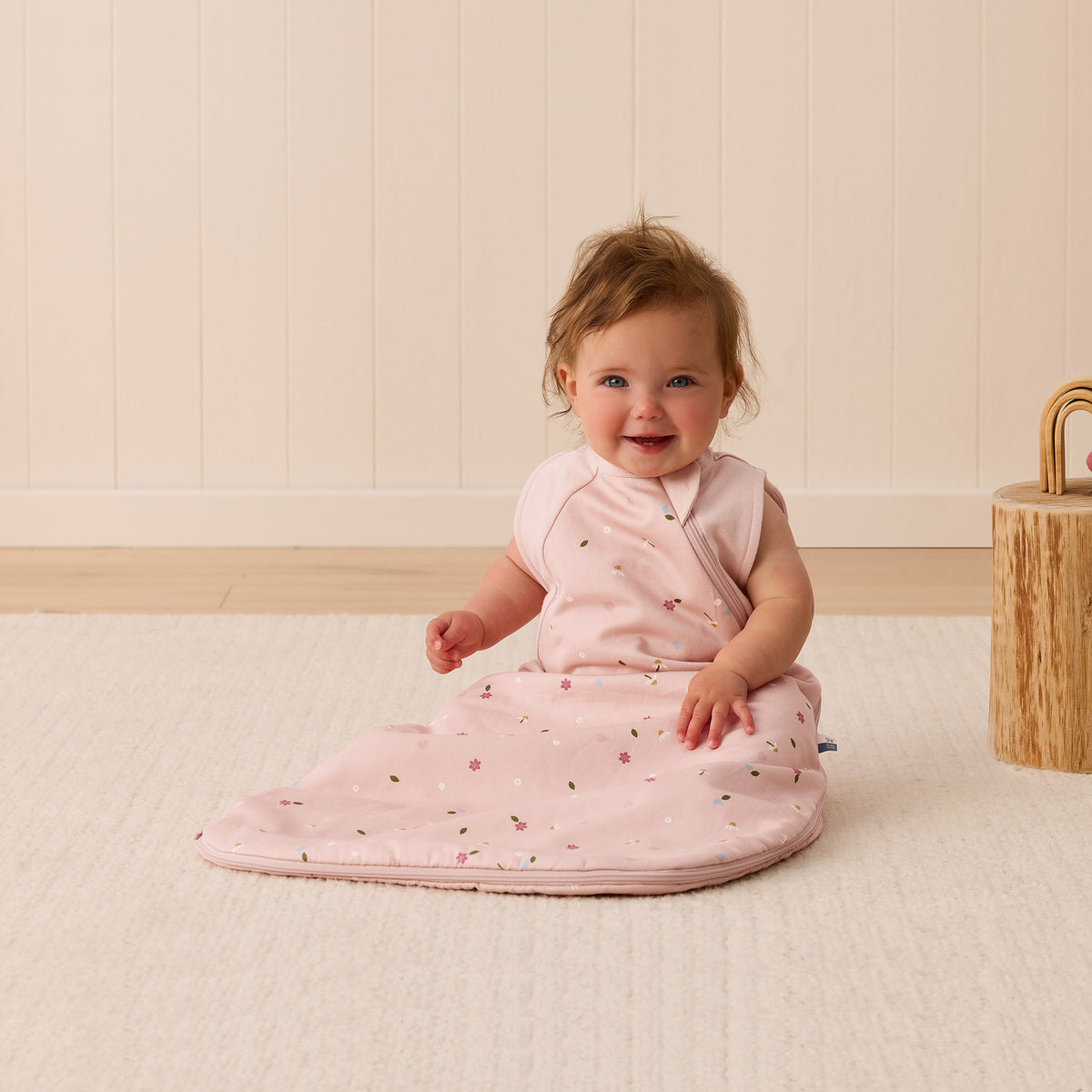 ergoPouch | Side Zip Sheeting Bag 1.0T Daisies