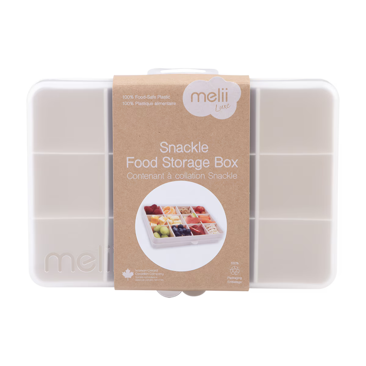 Melii Luxe Snackle Box | Ivory