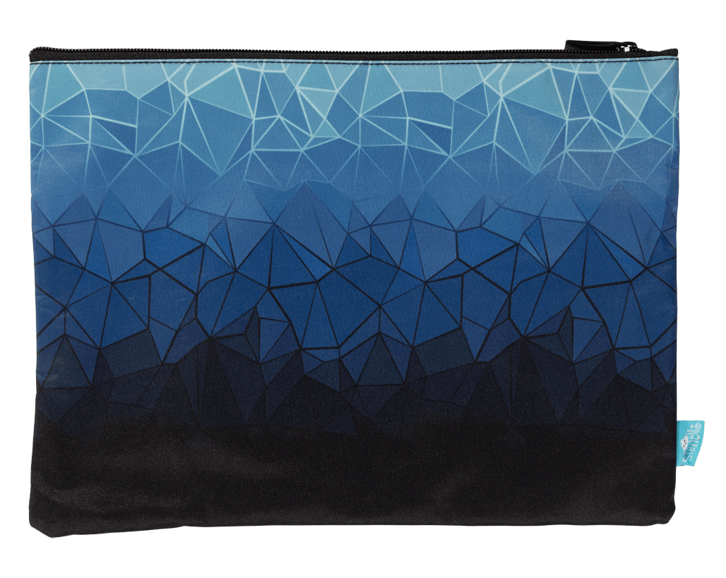 Spencil | A4 Twin Zip Pencil Case | Fractal
