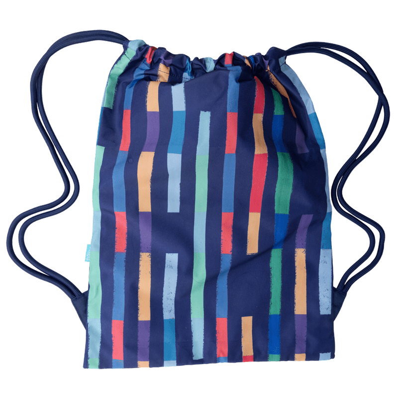 Spencil | Big Drawstring Bag | Bright Stripes