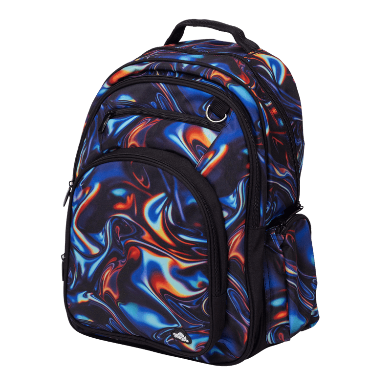 Spencil | Big Kids Backpack | Metallic Waves