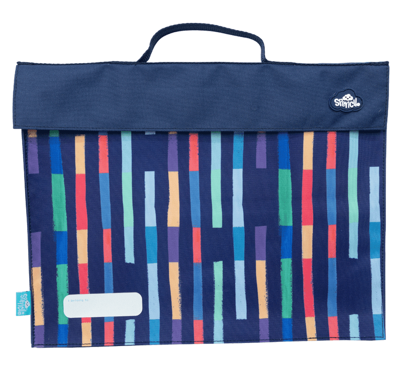Spencil | Library Bag | Bright Stripes
