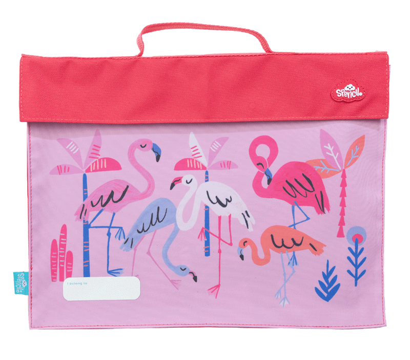 Spencil | Library Bag | Flamingo Splash