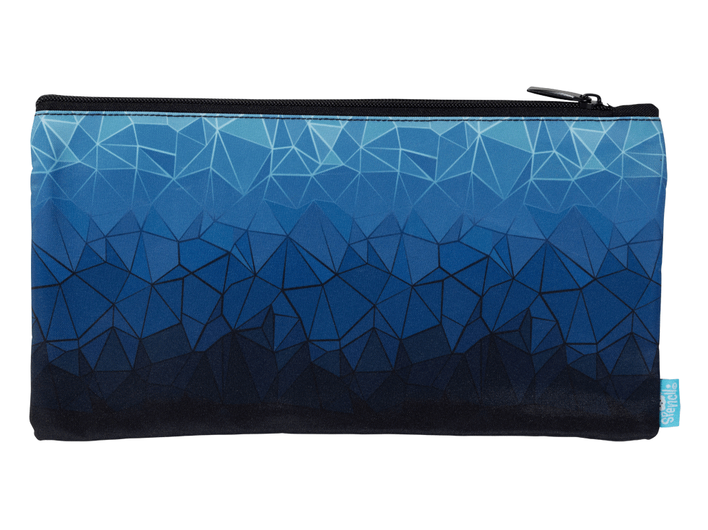 Spencil | Twin Zip Pencil Case | Fractal