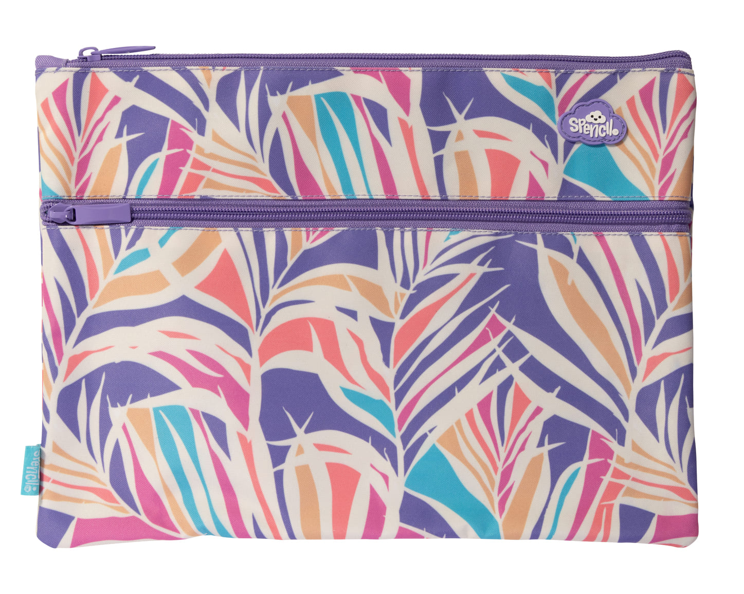 Spencil | A4 Twin Zip Pencil Case | Paradise Palms