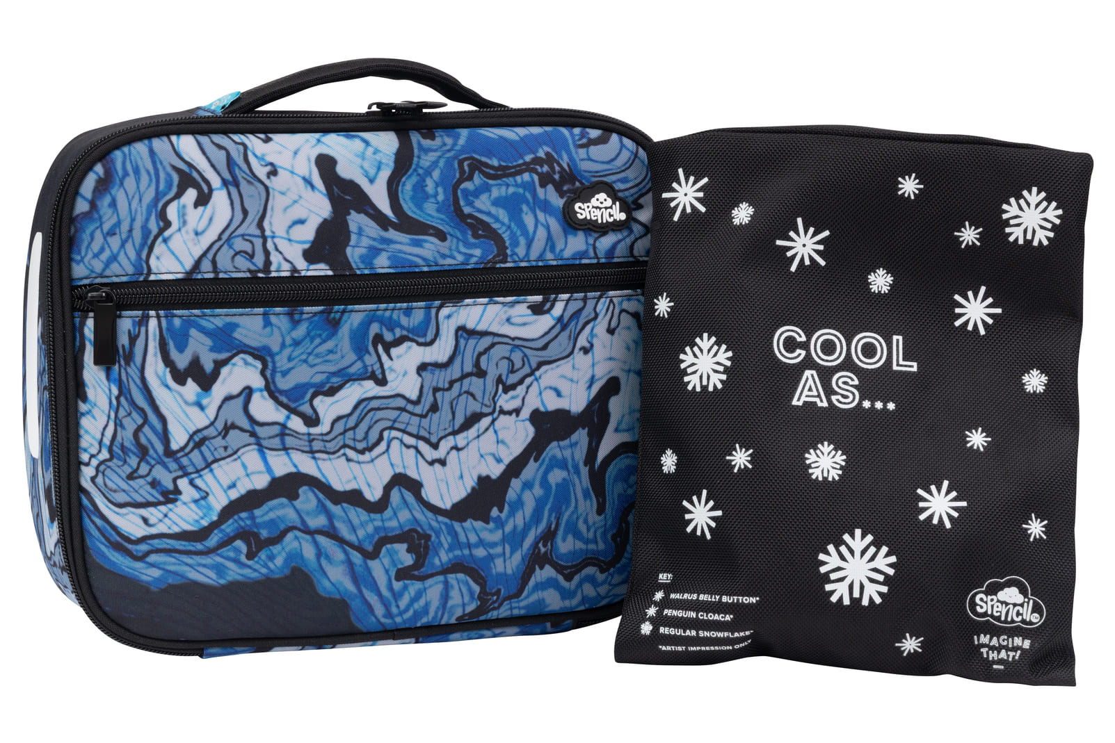 Spencil | Big Cooler Lunch Bag + Chill Pack | Ripple Effect