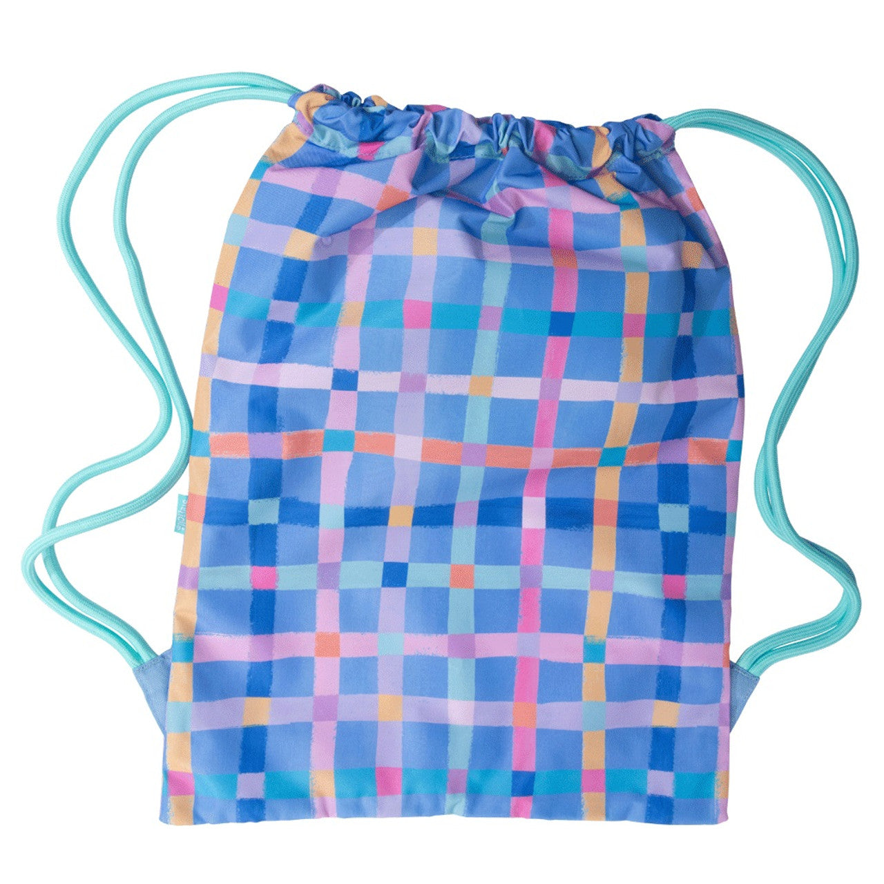 Spencil | Big Drawstring Bag | Pastel Plaid