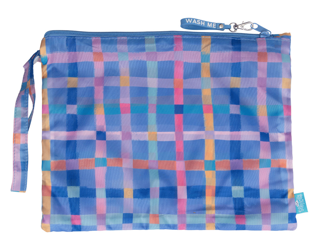Spencil | Little Clean & Dirty Bags | Pastel Plaid
