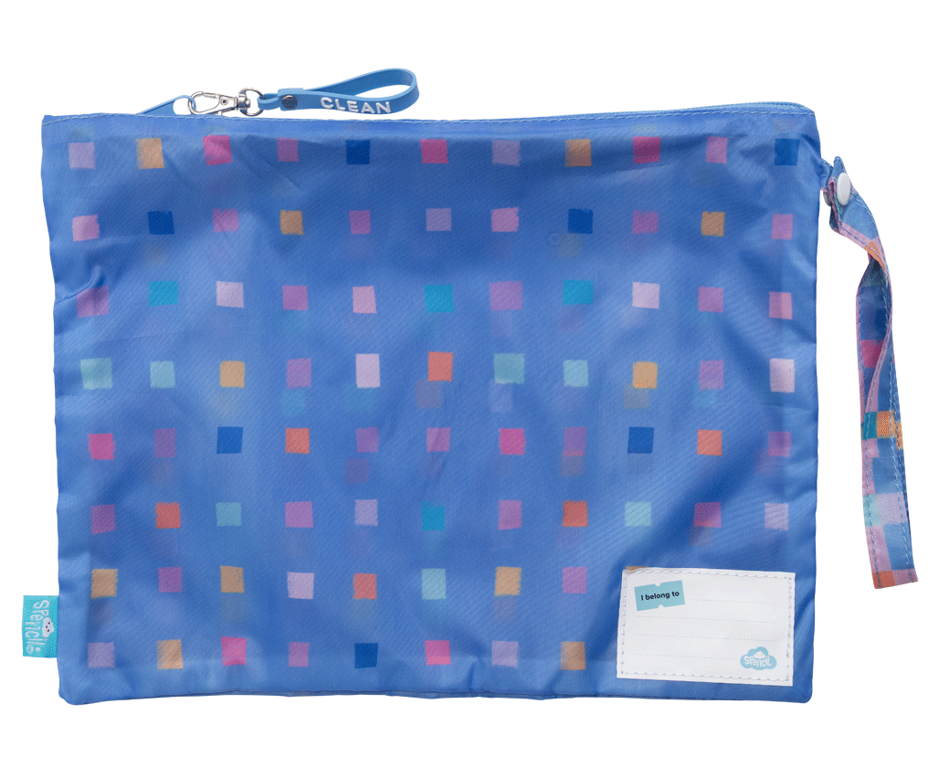 Spencil | Little Clean & Dirty Bags | Pastel Plaid