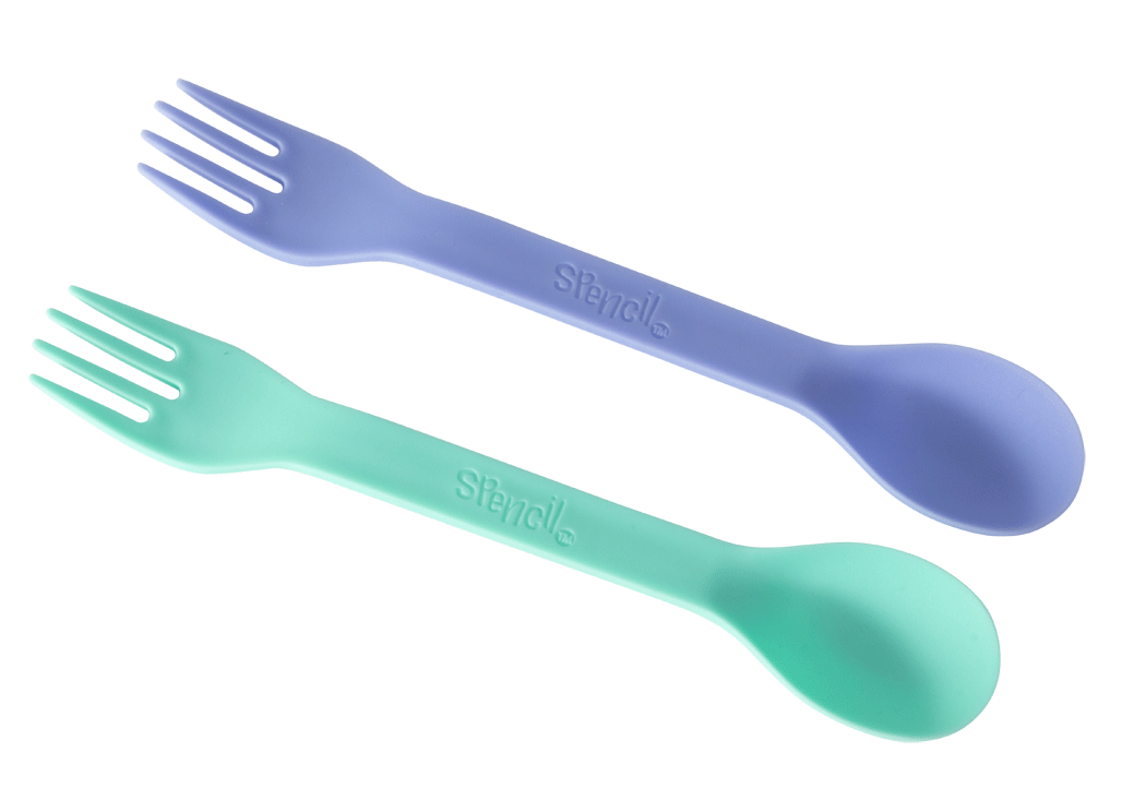 Spencil | Spork Set 2pk | Mint/Periwinkle