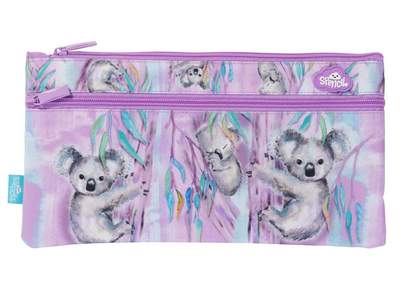 Spencil | Twin Zip Pencil Case | Koala Haven