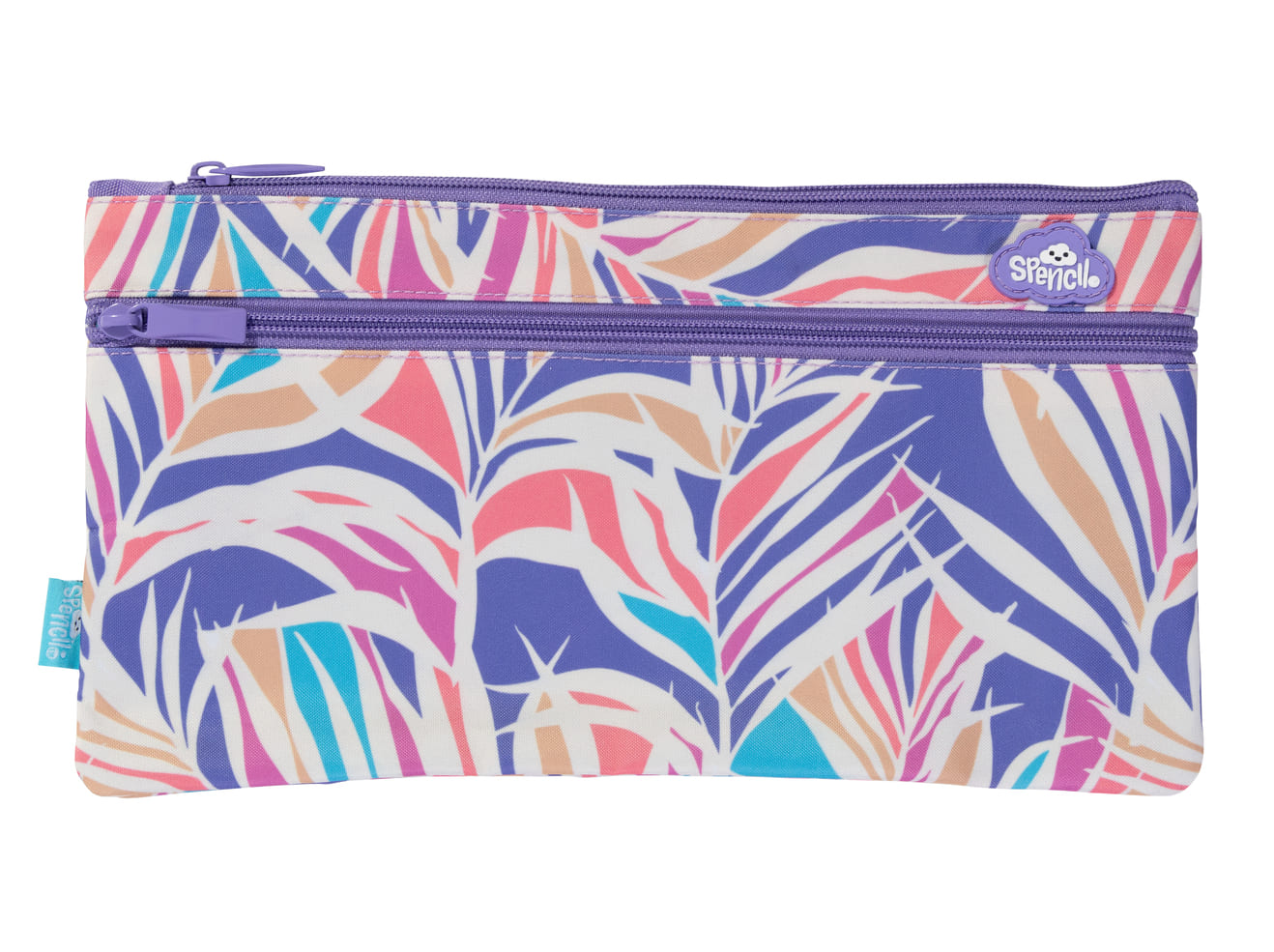 Spencil | Twin Zip Pencil Case | Paradise Palms