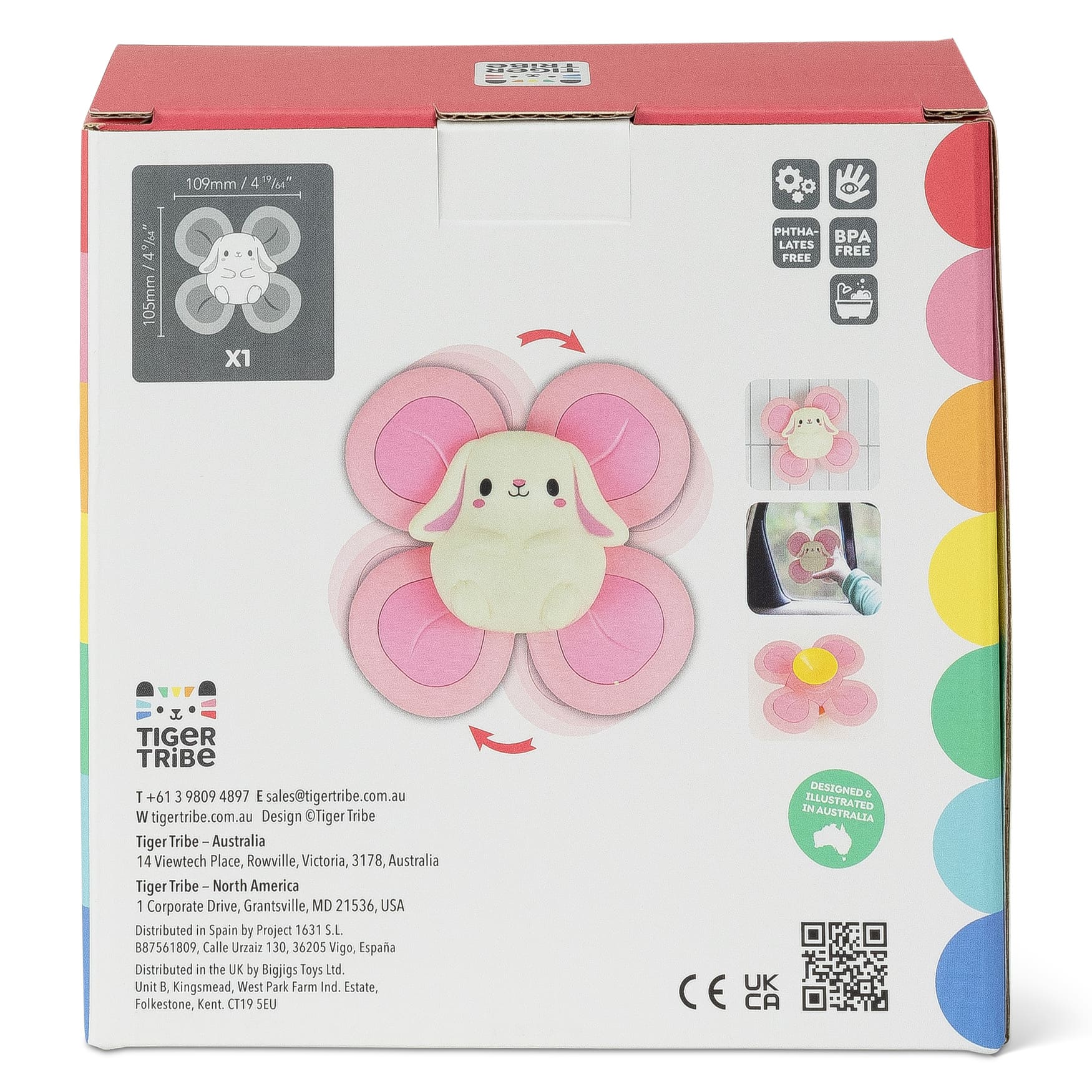 Tiger Tribe Sensory Spinner | Bunny