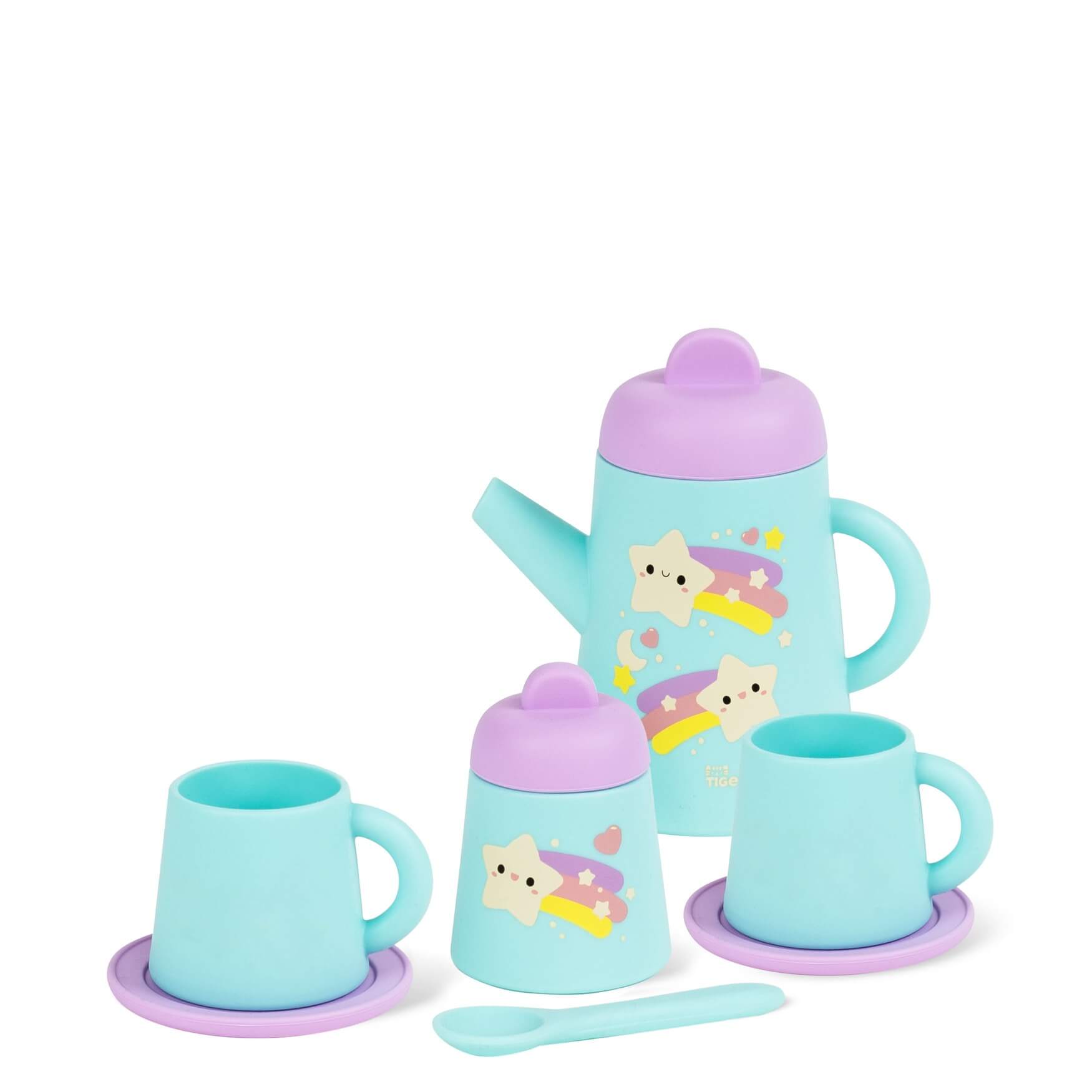 Tiger Tribe Silicone Tea Set | Starlight Party