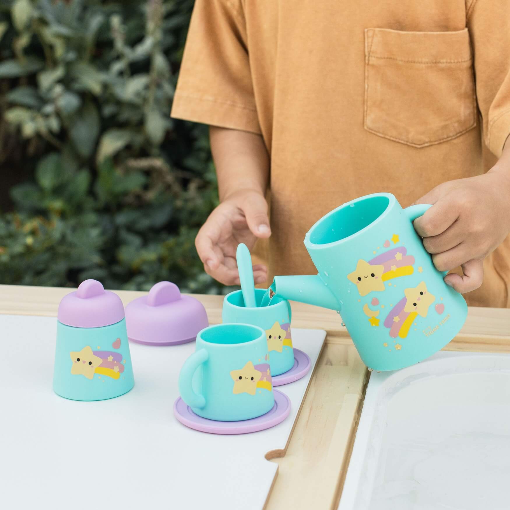 Tiger Tribe Silicone Tea Set | Starlight Party