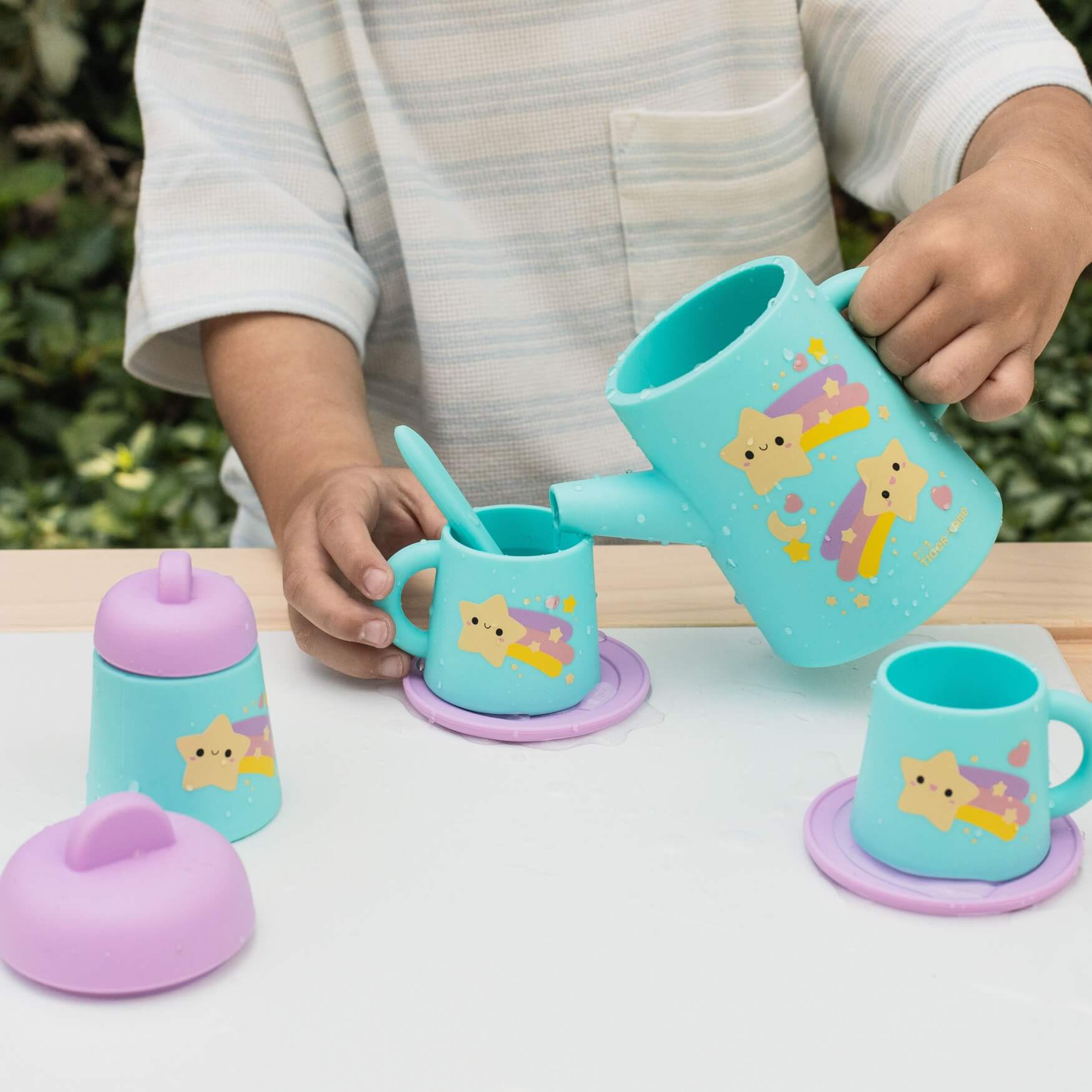 Tiger Tribe Silicone Tea Set | Starlight Party