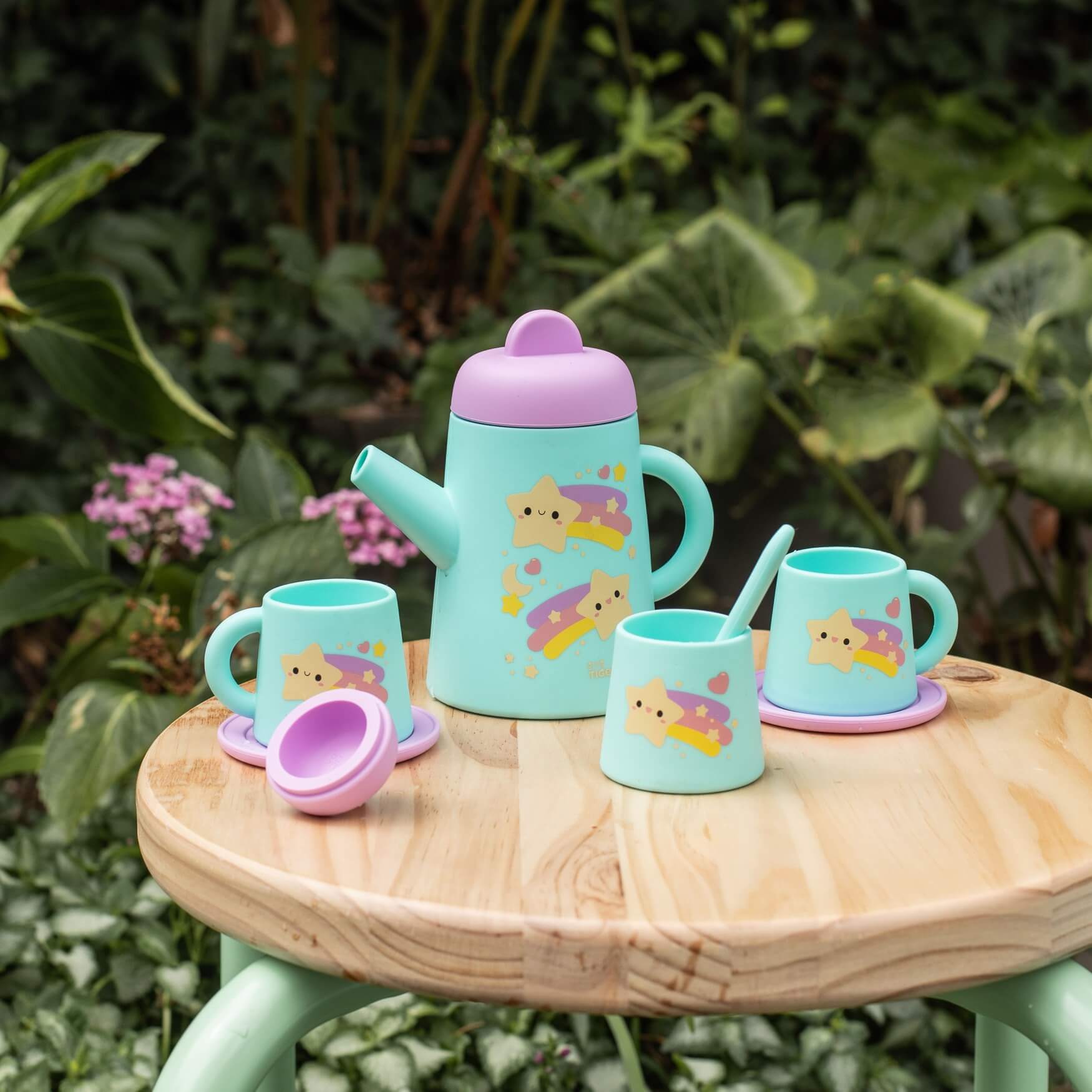 Tiger Tribe Silicone Tea Set | Starlight Party