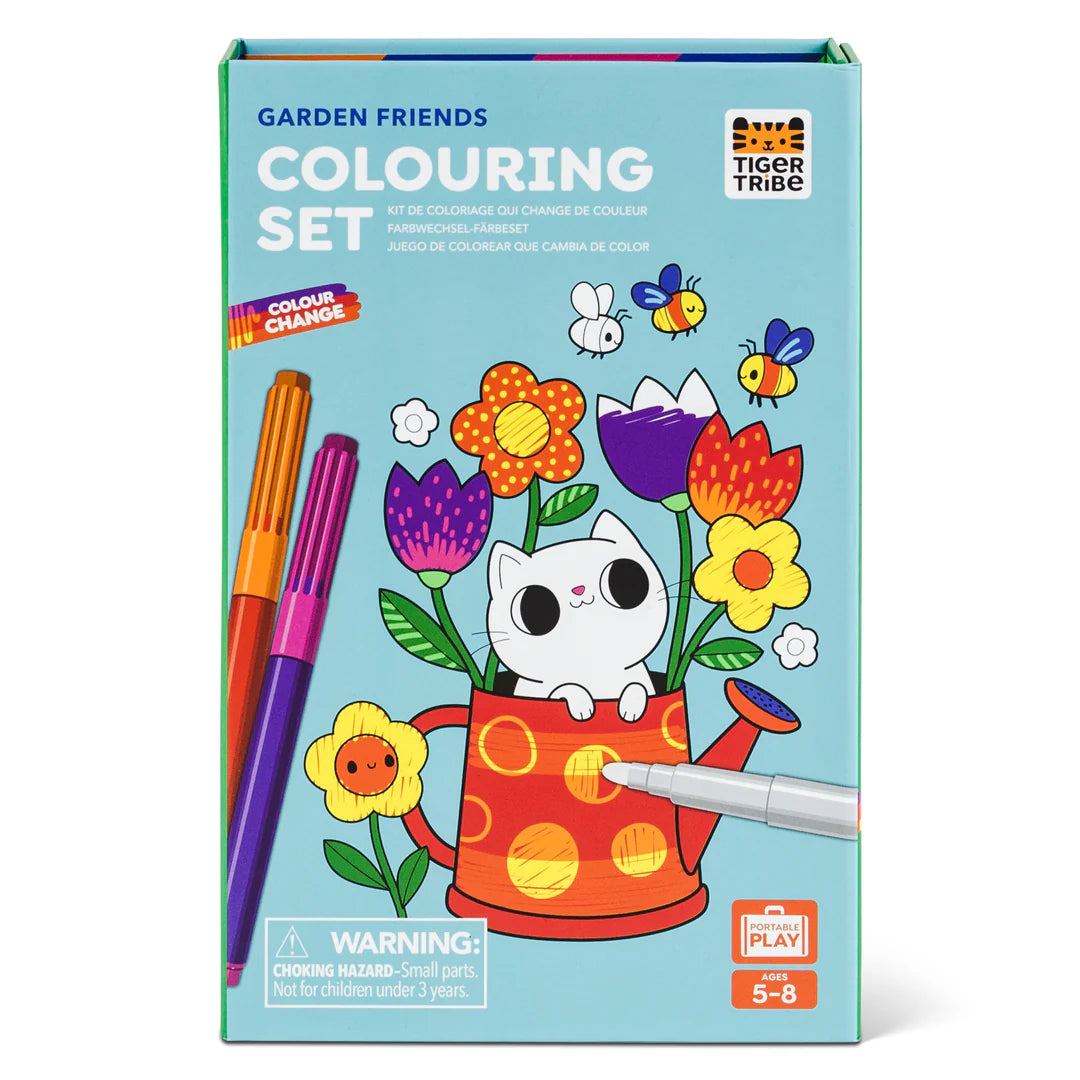 Tiger Tribe | Change Colouring Set | Garden Friends