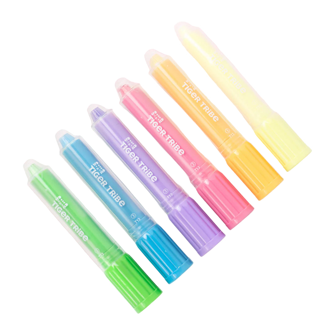 Tiger Tribe | Pastel Silk Crayons
