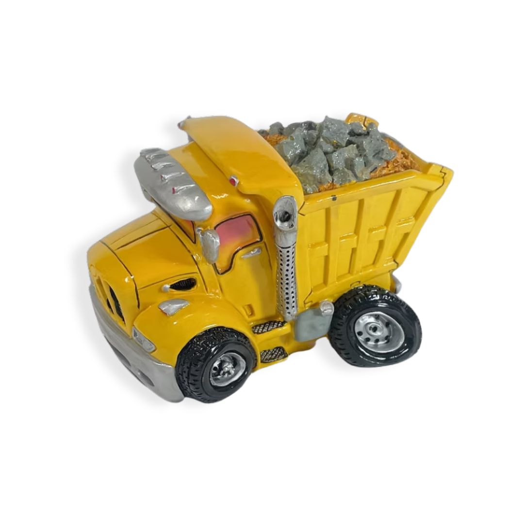 Tip Truck Money Box Yellow