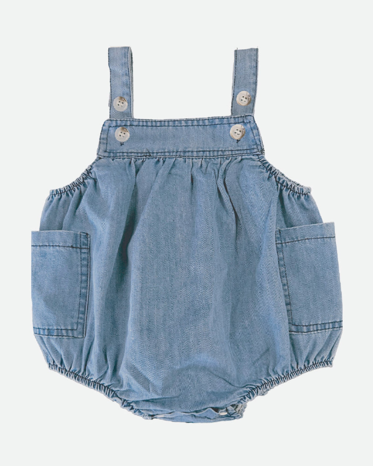 Baby Romper Bubble Denim