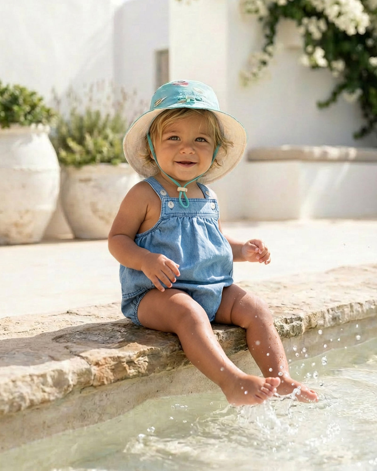 Toshi | Baby Romper Bubble Denim