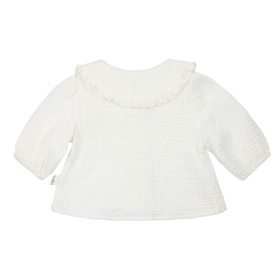 Toshi | Baby Blouse Peter Pan | Cream