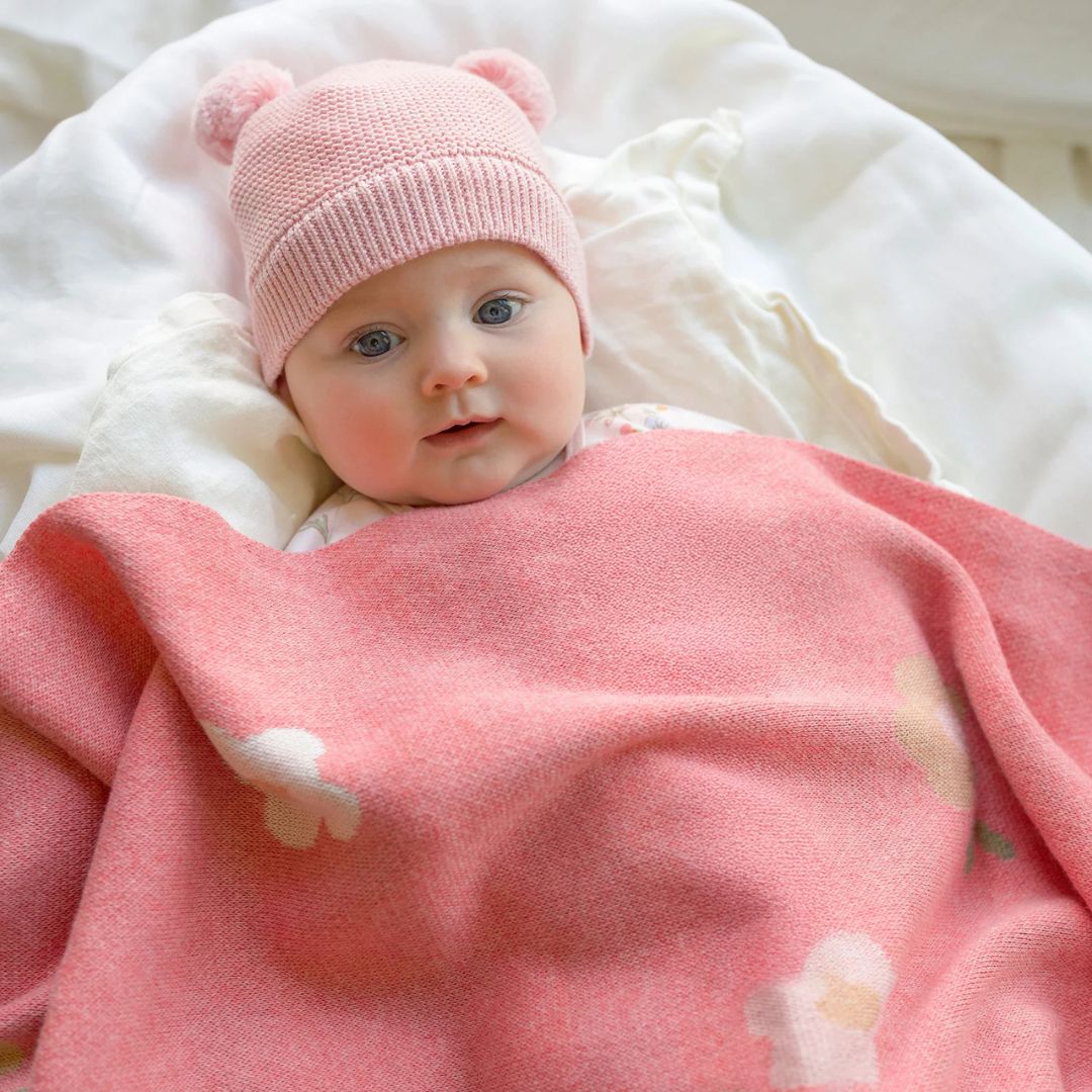 Toshi | Organic Beanie Snowy | Misty Rose