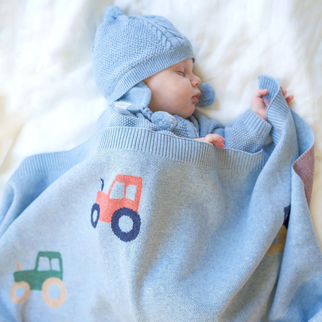 Toshi | Organic Blanket Mystical | Tiny Tractors
