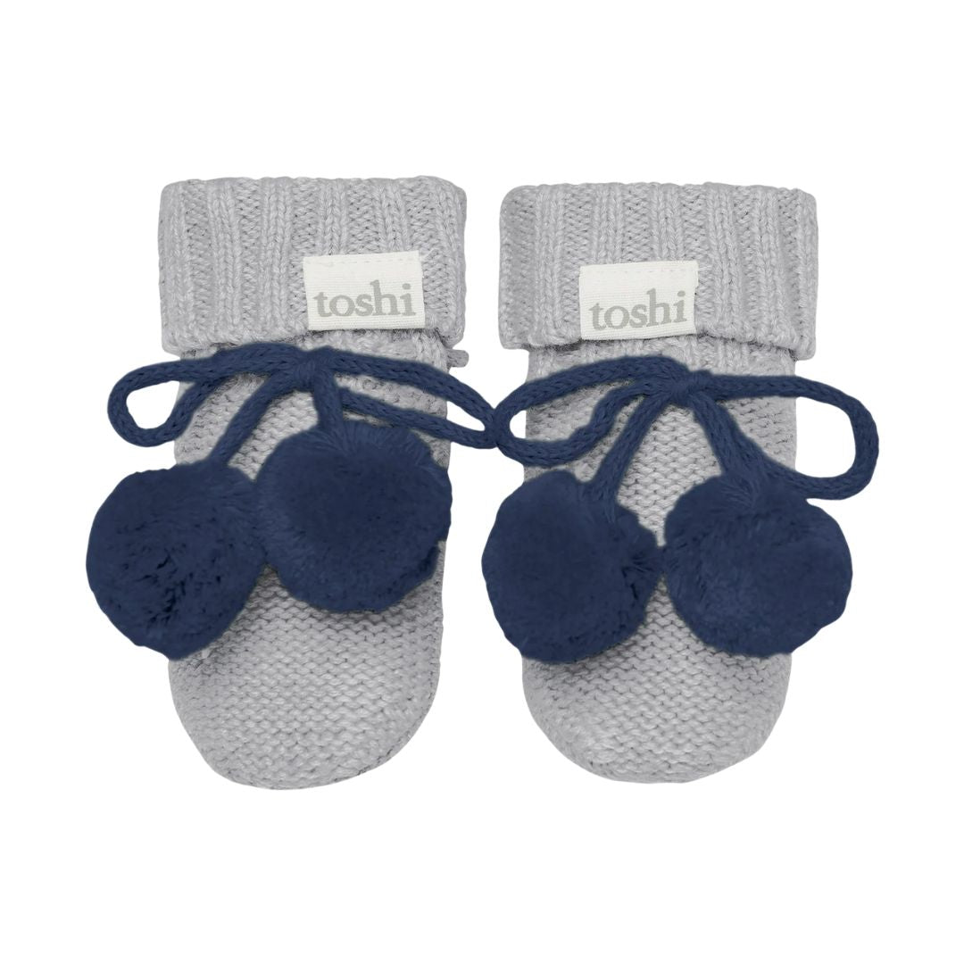 Toshi | Organic Booties Bobby | Fog