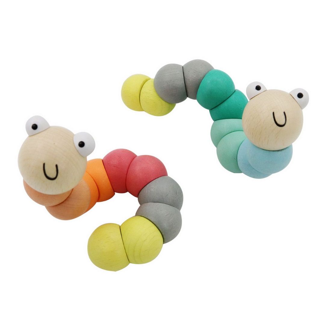 ToysLink | Wooden Jointed Worms
