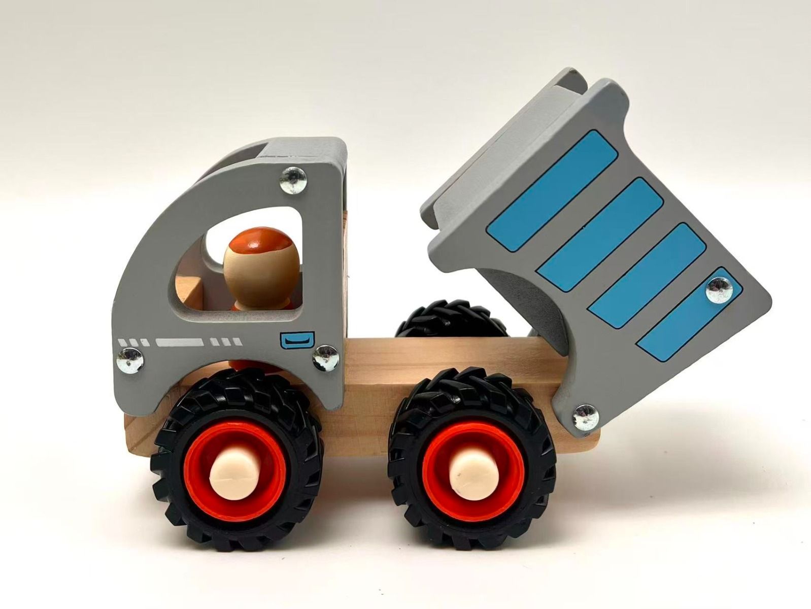 Toyslink Wooden Wheelie Vehicle Dump Truck