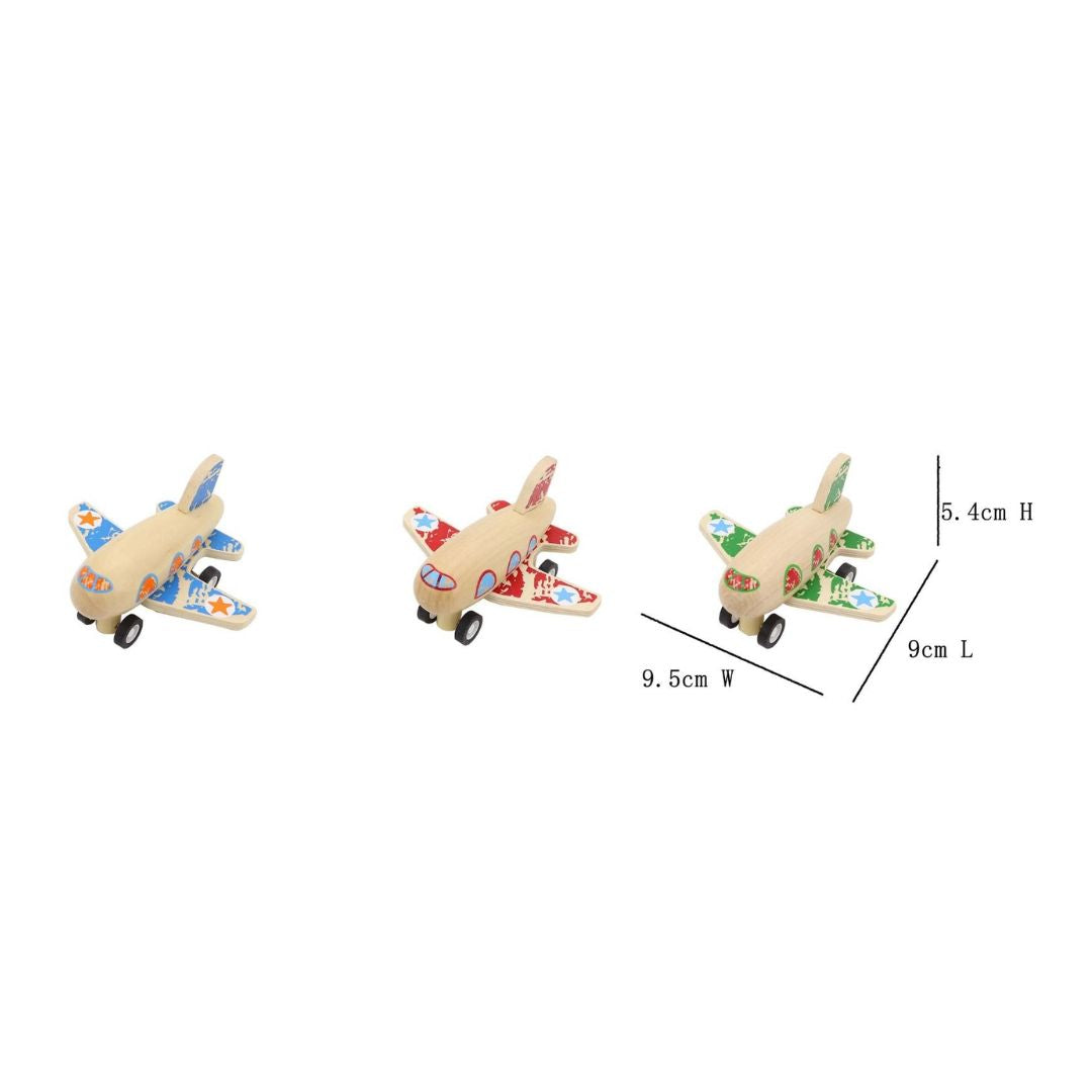 Toyslink | Wooden Pull Back Plane