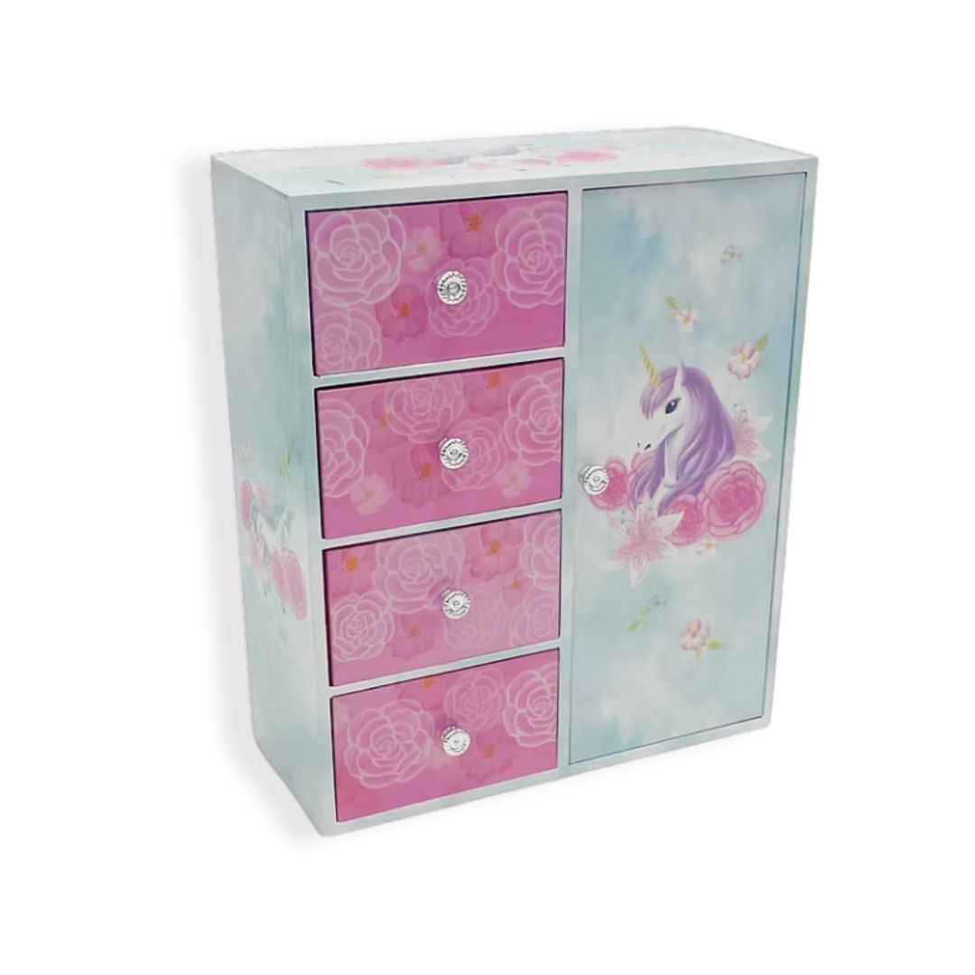 Unicorn Wardrobe Musical Jewel Box