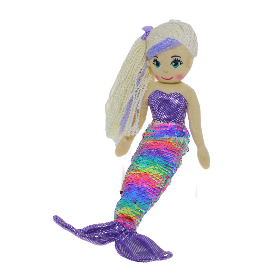 Violet Purple Rainbow Mermaid 45cm