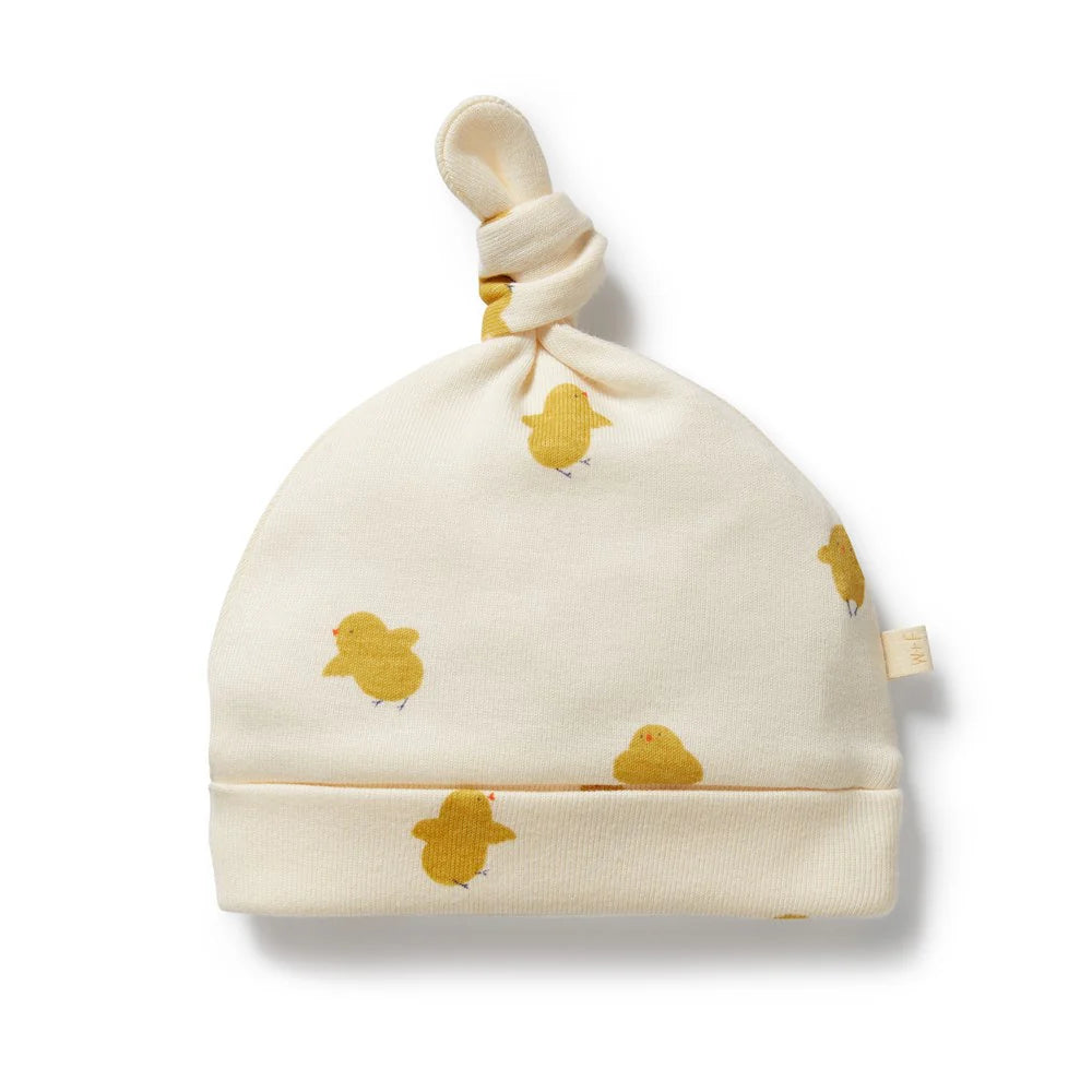 Wilson & Frenchy | Organic Knot Hat | Little Chick