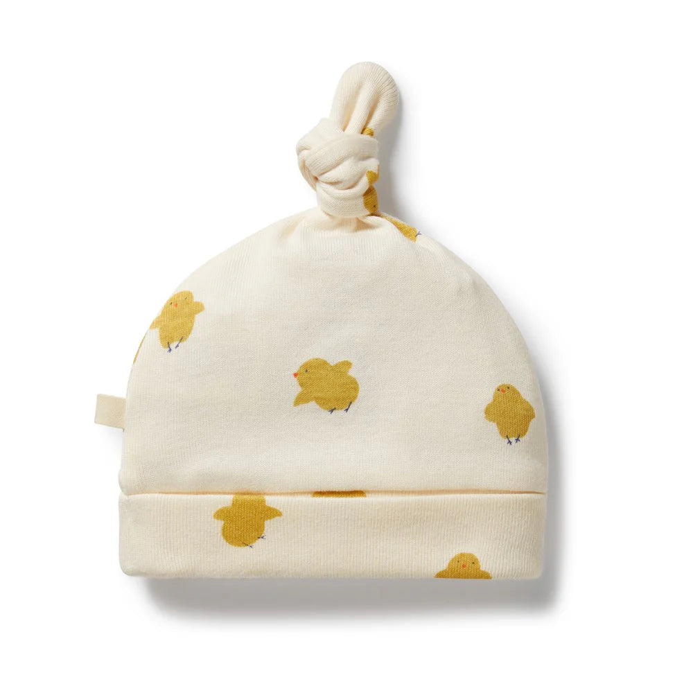 Wilson & Frenchy | Organic Knot Hat | Little Chick