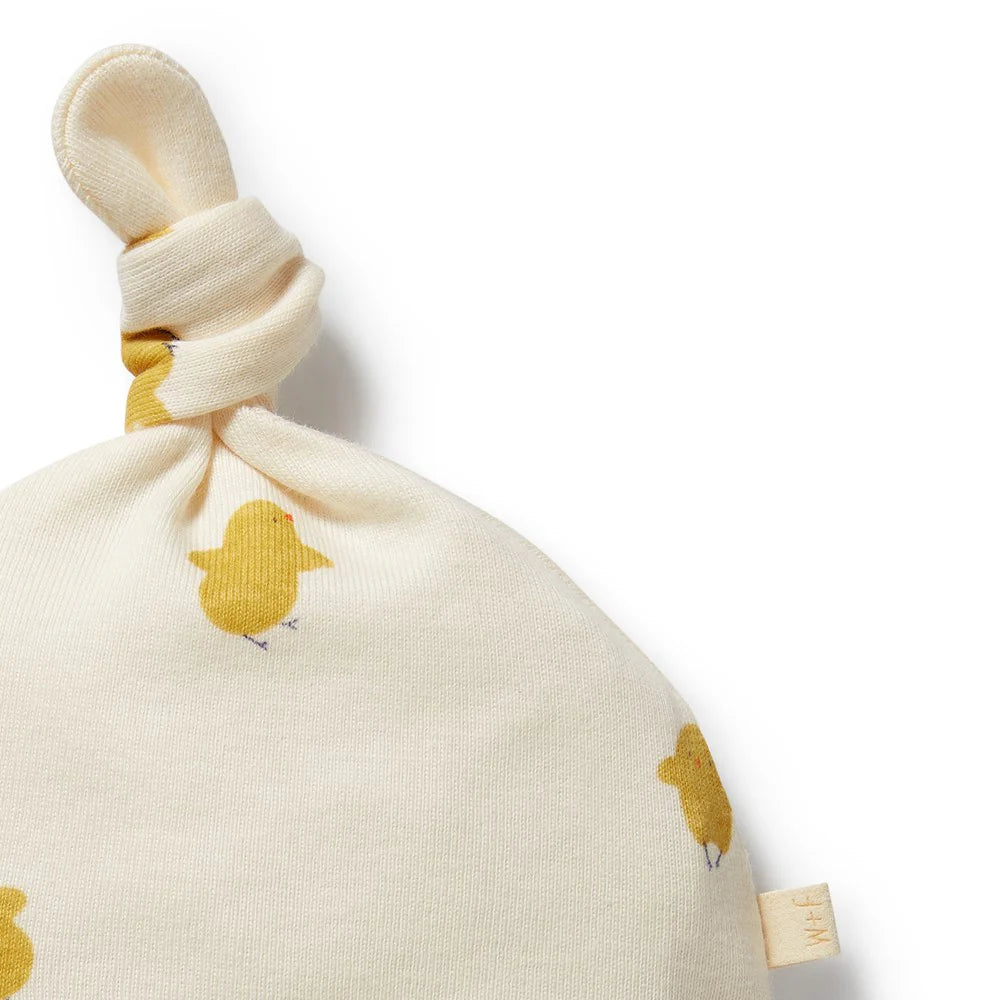 Wilson & Frenchy | Organic Knot Hat | Little Chick