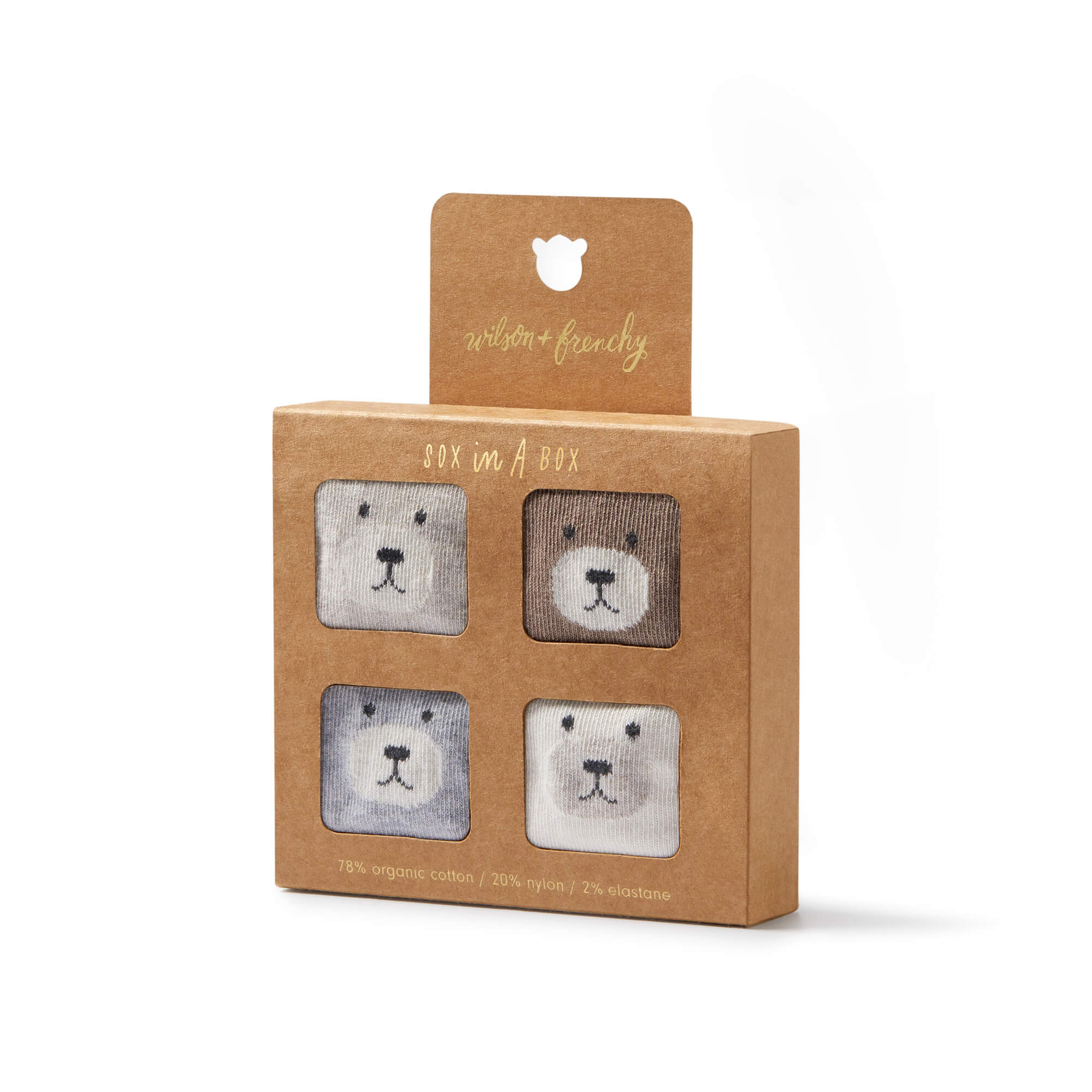 Wilson & Frenchy | Baby Socks 4pk | Buttermilk/Oat/Cloud/Walnut