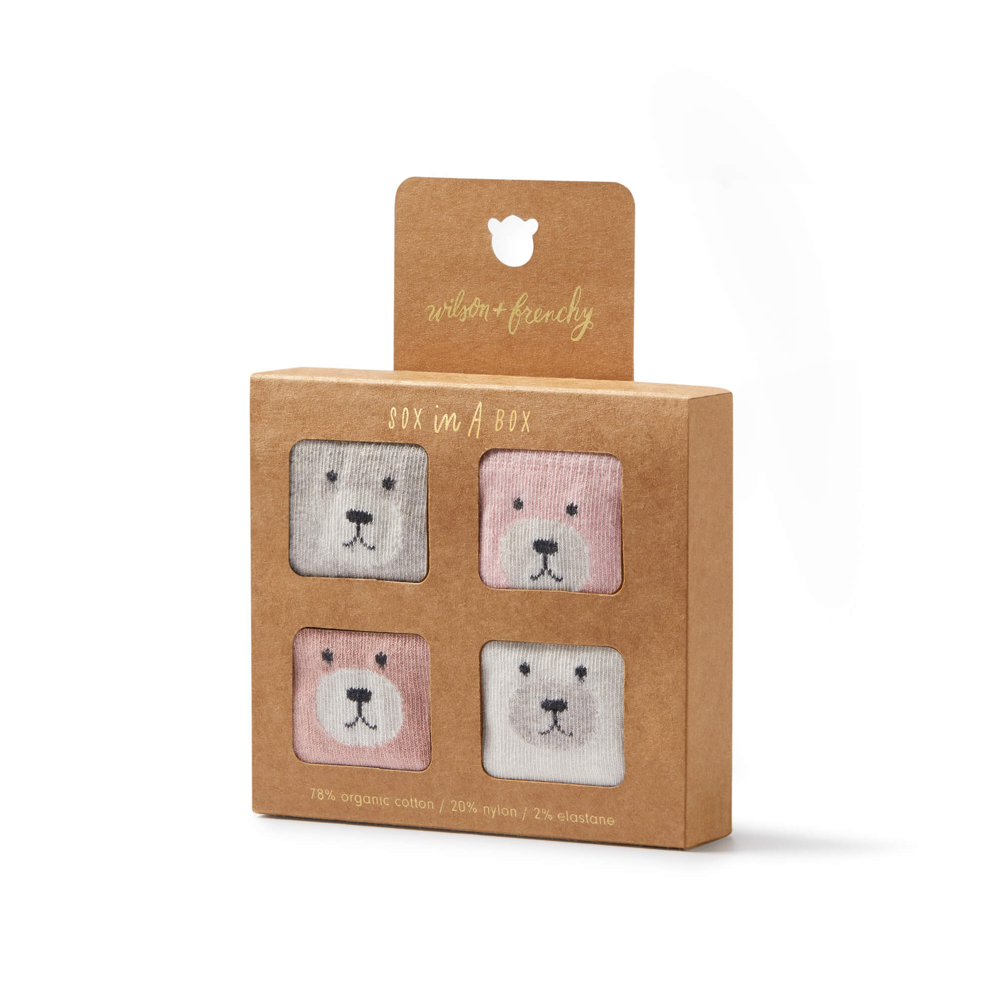 Wilson & Frenchy | Baby Socks 4pk | Buttermilk/Oat/Fairy Pink/Plum